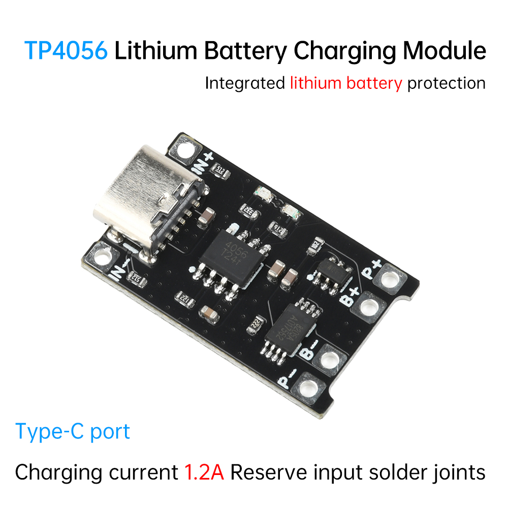 5pcs Type C DC 4-8V TP4056 Li- - огляд і ціна Li Ion Charger Module