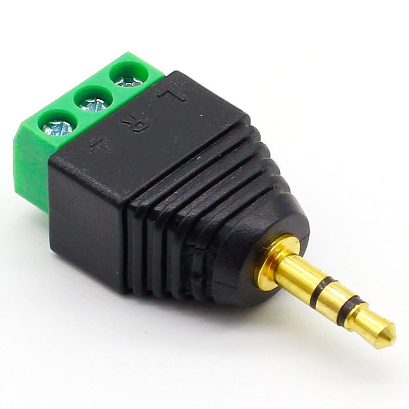 3pcs 3.5mm 3ploe 1/8 Inch Ster - огляд і ціна Screw Terminal Block