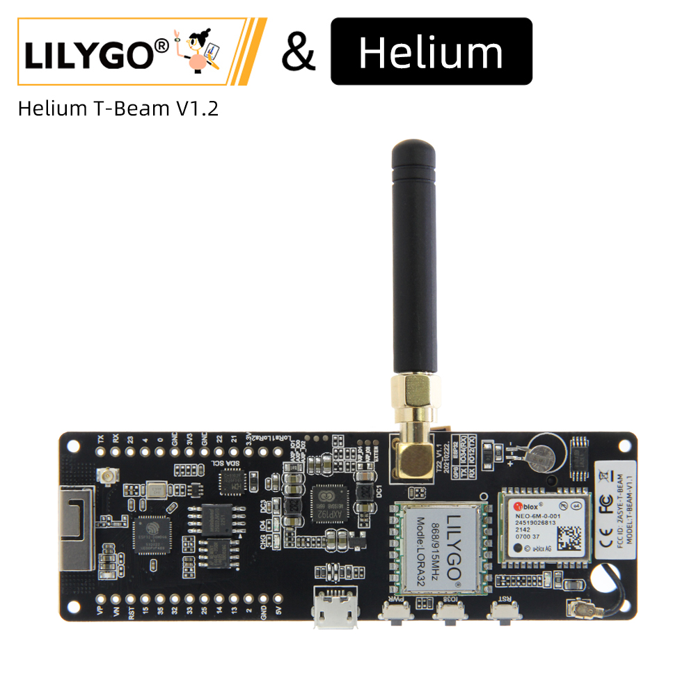 LILYGO® & Helium T-Beam V1.2 E - огляд і ціна Esp32 Battery Holder Lipo