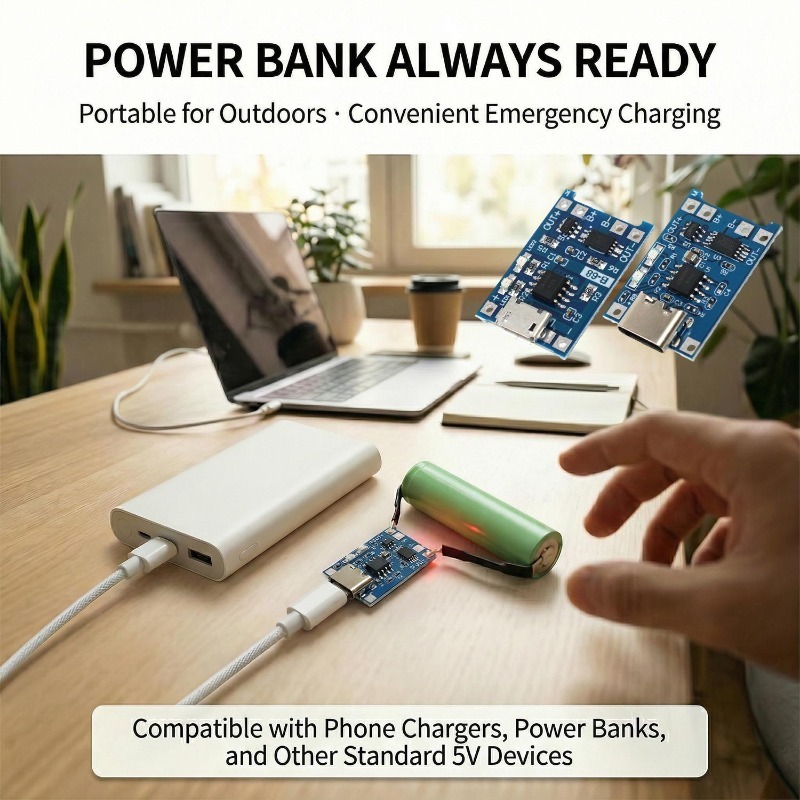 5V 3A Micro/Type-c/Mini 18650  - огляд і ціна Li Ion Charger Module