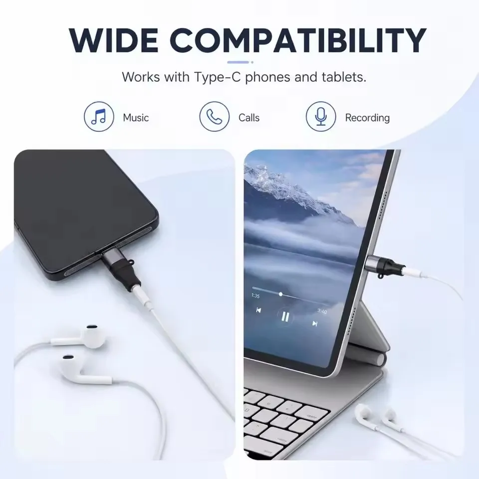 1-4Pcs USB Type C To 3.5MM Hea - огляд і ціна Usb C Cable