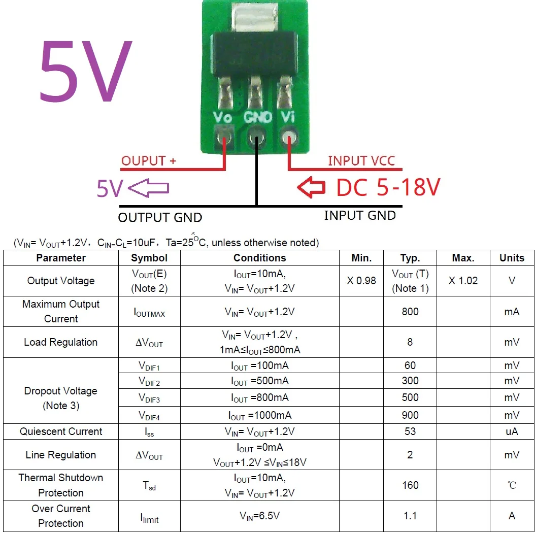 10PCS 2.5-18V to 1.2V 1.8V 2.5 - огляд і ціна Esp32 Step Down Buck
