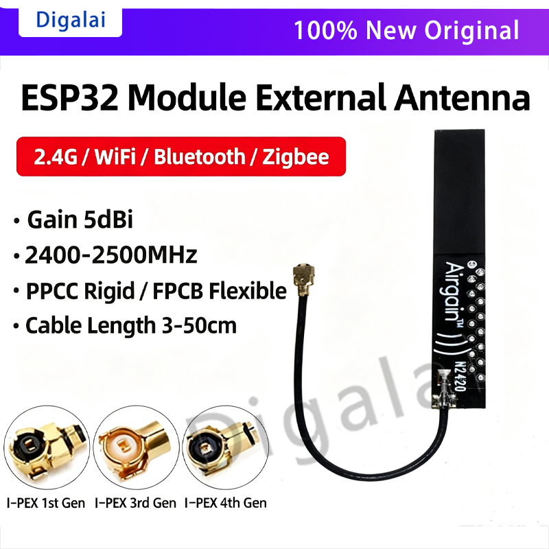 ESP32 Antenna 2.4GHz WiFi Blue - огляд і ціна Ipex Connector