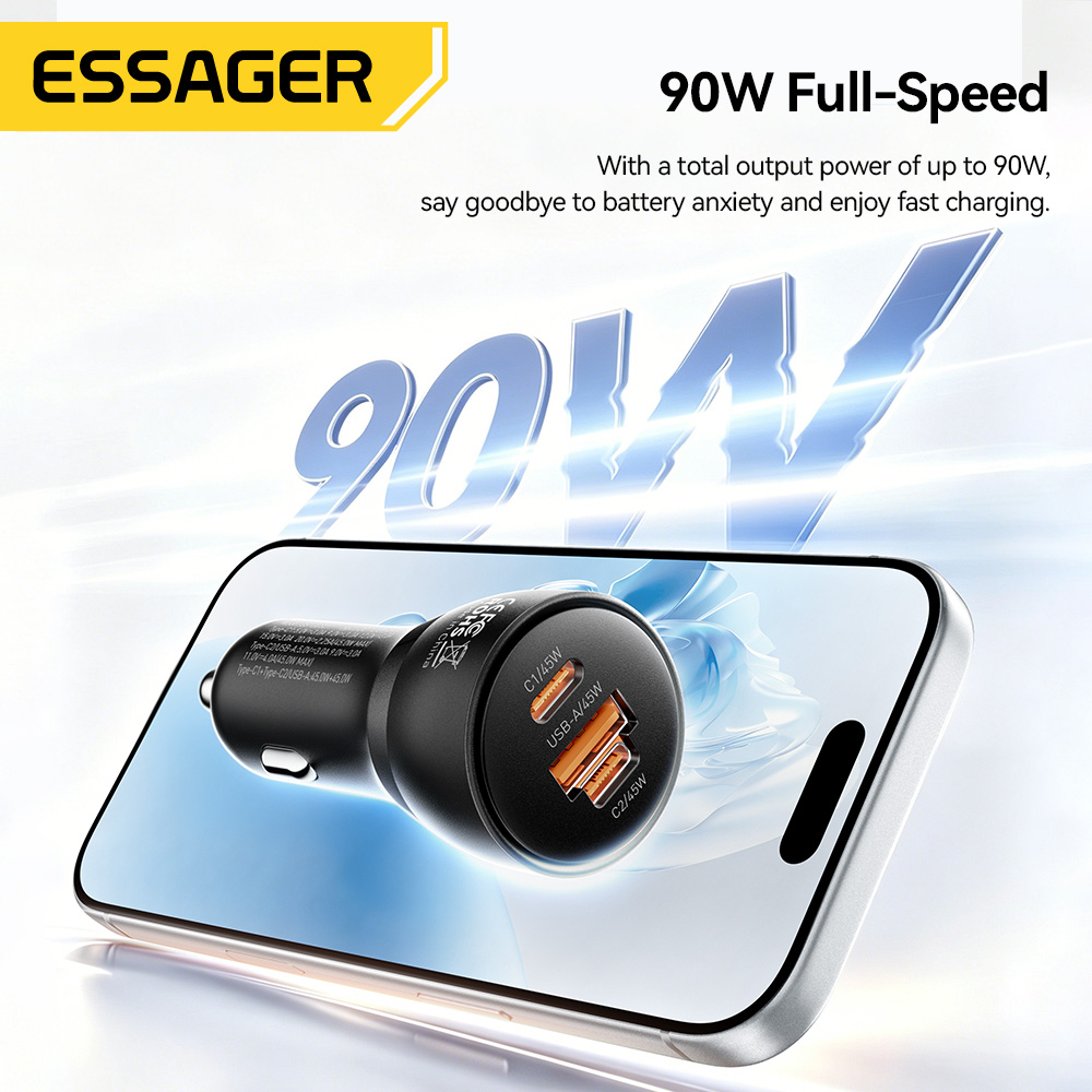 Essager 90W USB Type-C Car Cha - огляд і ціна Usb C Cable