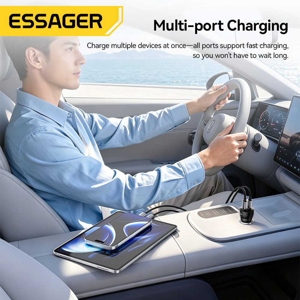 Essager 90W USB Type-C Car Cha - огляд і ціна Usb C Cable