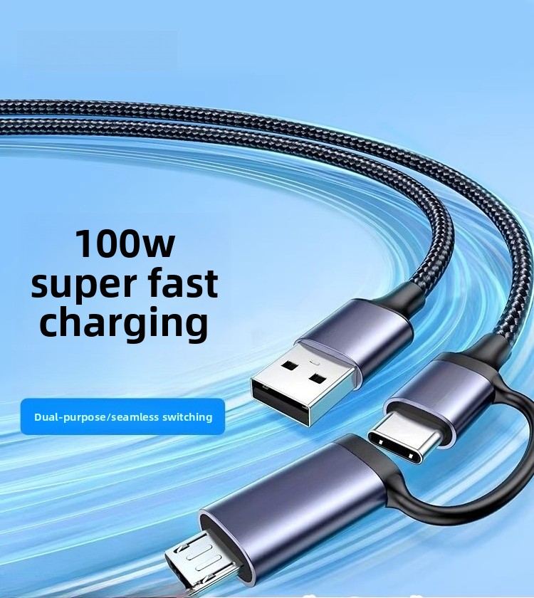 For UGREEN US324 2-in-1 6A 66W - огляд і ціна Micro Usb Cable