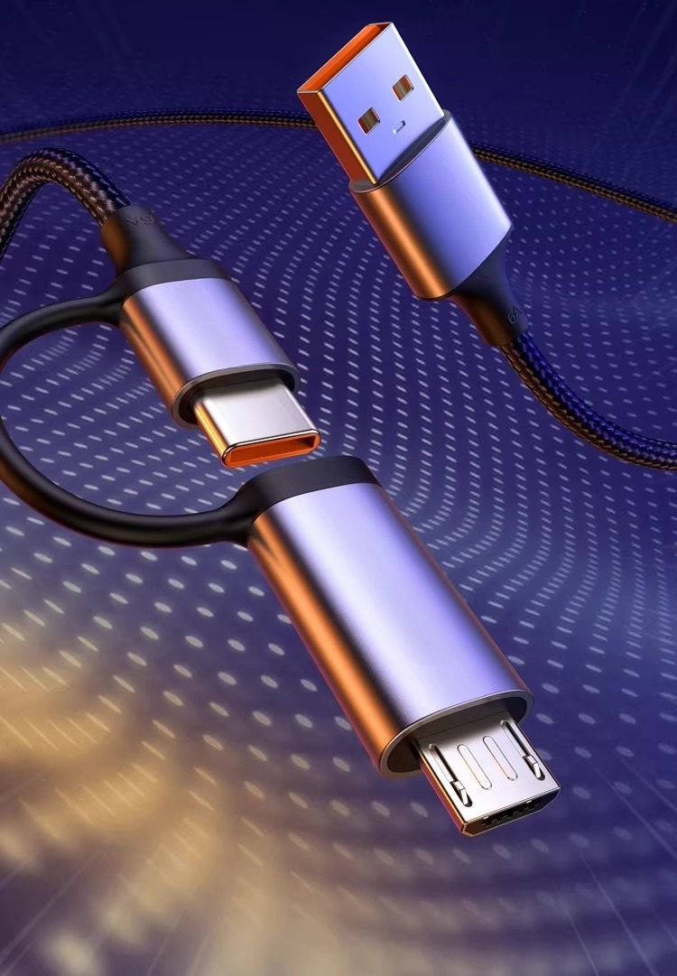 For UGREEN US324 2-in-1 6A 66W - огляд і ціна Micro Usb Cable