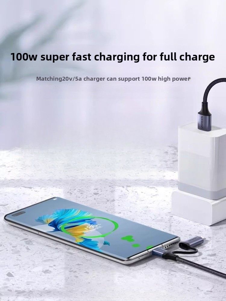 For UGREEN US324 2-in-1 6A 66W - огляд і ціна Micro Usb Cable
