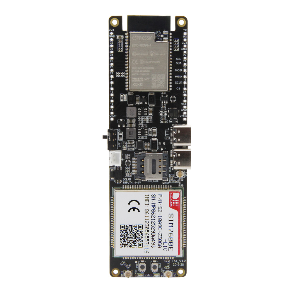 LILYGO® TTGO T-SIM7600E-L1C 4G - огляд і ціна Esp32 Battery Holder Lipo